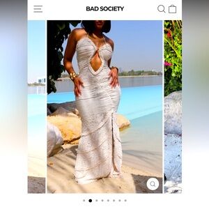 Bad society maxi dress .
